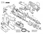Bosch 0 601 937 756 Gsb 9,6 Ves-2 Cordless Impact Drill 9.6 V / Eu Spare Parts